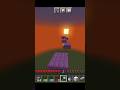 playing a Minecraft sunset is close 💥🇮🇳#minecraft #gaming #parkour #trending #shorts #fypシ゚viral