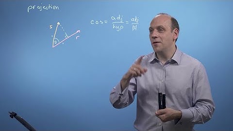 Mathematics for Machine Learning: Linear Algebra - Video:2.4 Projection