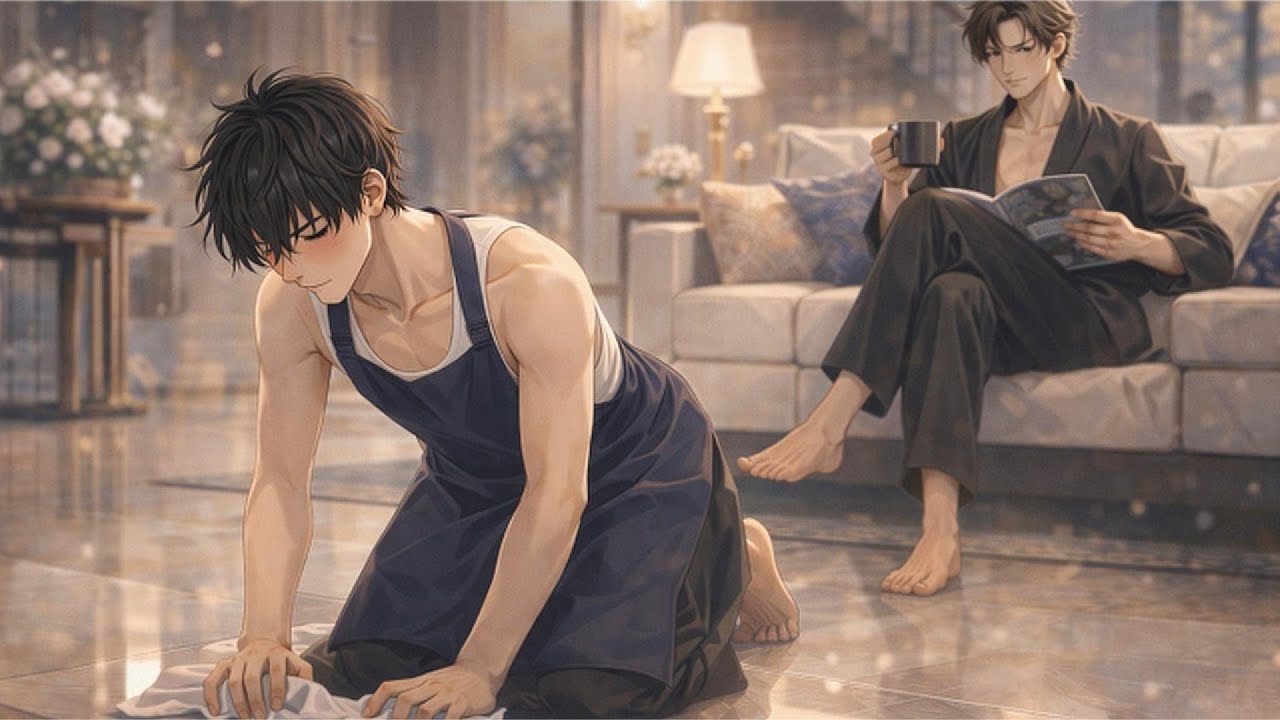 My Rich “Young Master” Won’t Let Me Wear Clothes… Only an Apron to Clean🌈Full BL