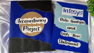 Ratio analysis and Cash flow statement of Infosys. 2024-25 ( latest ) | Accountancy project 