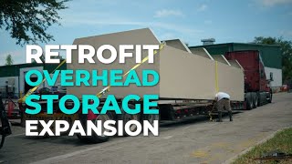 Retrofit Overhead Aggregate Storage Expansion