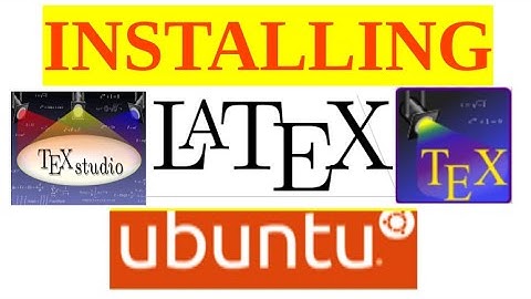 Installation of TEXstudio on Ubuntu