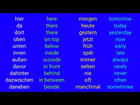 Deutsch üben #German