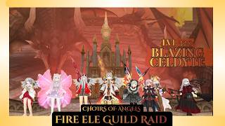 Toram Online: 8 Angels vs MAX LEVEL Fire Guild Raid Boss | ONE RUN ONLY