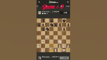 7 game series with @ChessVerse_of_Rohit part 3 #chess #chessgame #popular #games #viralvideo