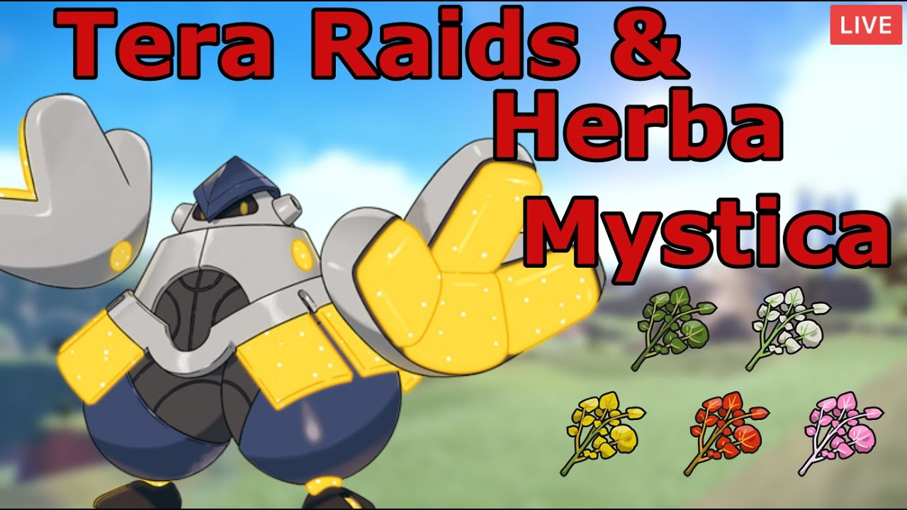 |LIVE 🔴|💐DOING TERA RAIDS AND GETTING HERBA MYSTICA 💐| SHINY GIVEAWAYS