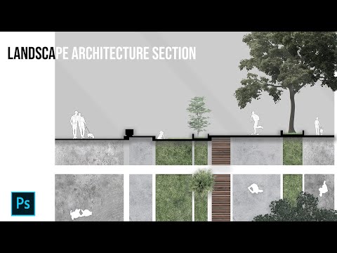 How To Make A Landscape Architecture Section?