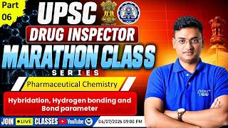 UPSC Drug Inspector Marathon | Pharmaceutical Chemistry: Part - 6 | Hybridization, Hydrogen Bonding screenshot 5