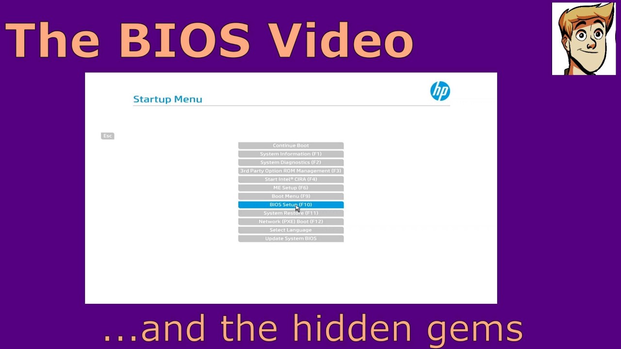Bios Animation The BIOS Video..Options and Menus - YouTube
