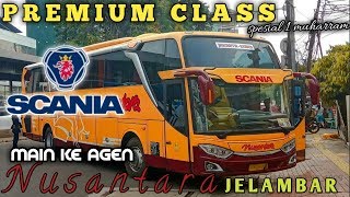 BUS MEWAH !!! NUSANTARA - Aktifitas agen po. nusantara & harapan jaya Jelambar