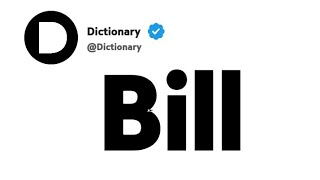Bill Antonyms Opposite Words