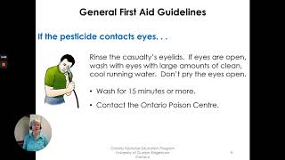 10 First Aid Grower Pesticide Safety Course Manual