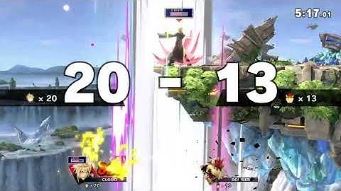 Super Smash Bros. Ultimate - Cloud vs Level 9 CPU Bowser