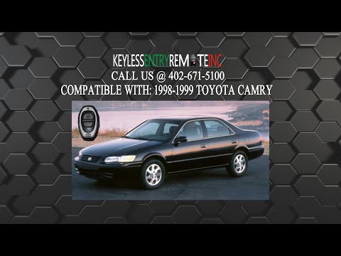 How To Replace A Toyota Camry Key Fob Battery 1998 - 2002
