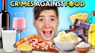 Try Not To Get Mad  WORST Food Crimes! | React