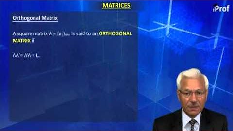 More Solved Questions on Matrices | IIT JEE Maths Video Lecture