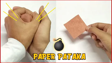 Paper Pataka : How to make a Paper Popper | Origami Pop it Easy | Paper Popper