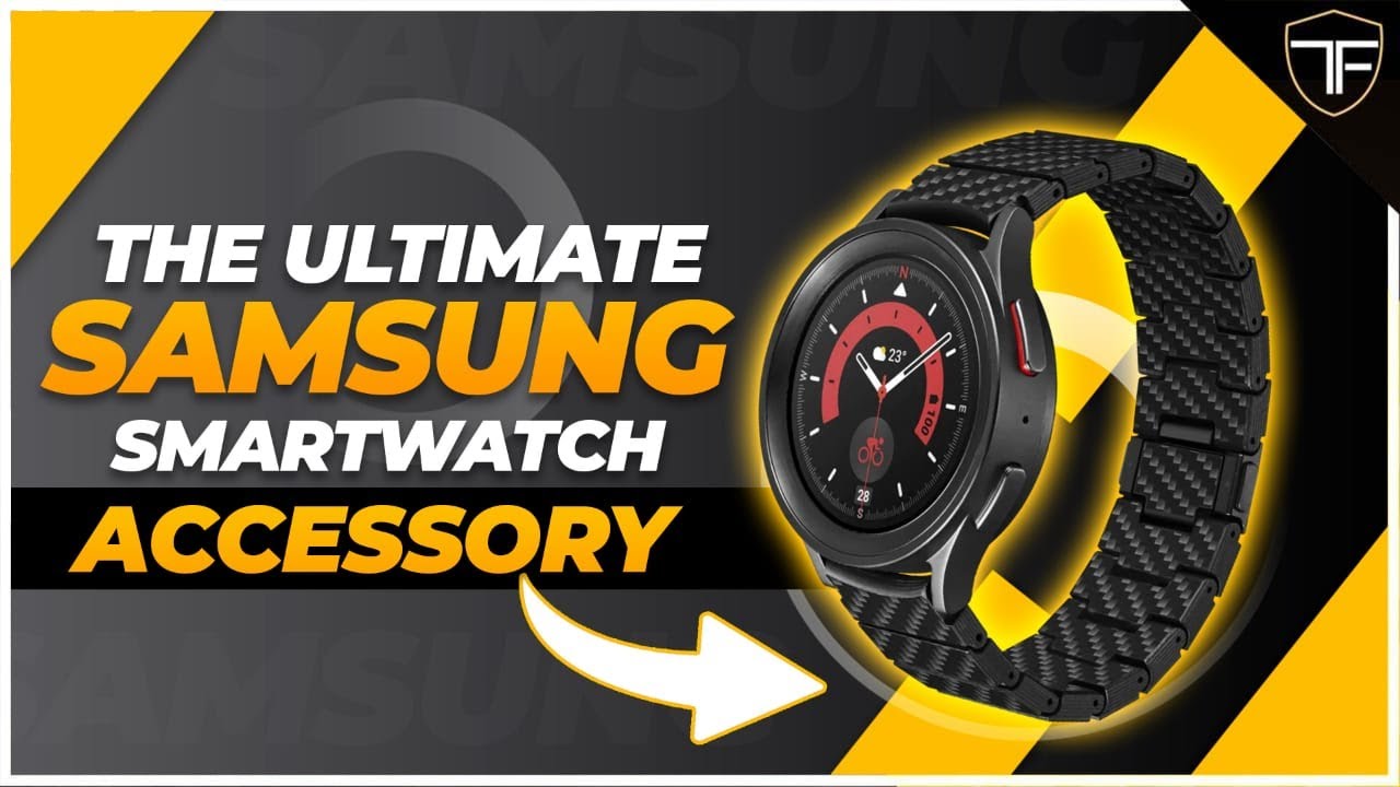 The Ultimate Samsung Galaxy Smartwatch Accessory - Pitaka Carbon Fiber Watch  Strap Review! - YouTube