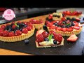 ტარტალეტკები მოხარშული კრემით და ხილით 🍥 Tarts