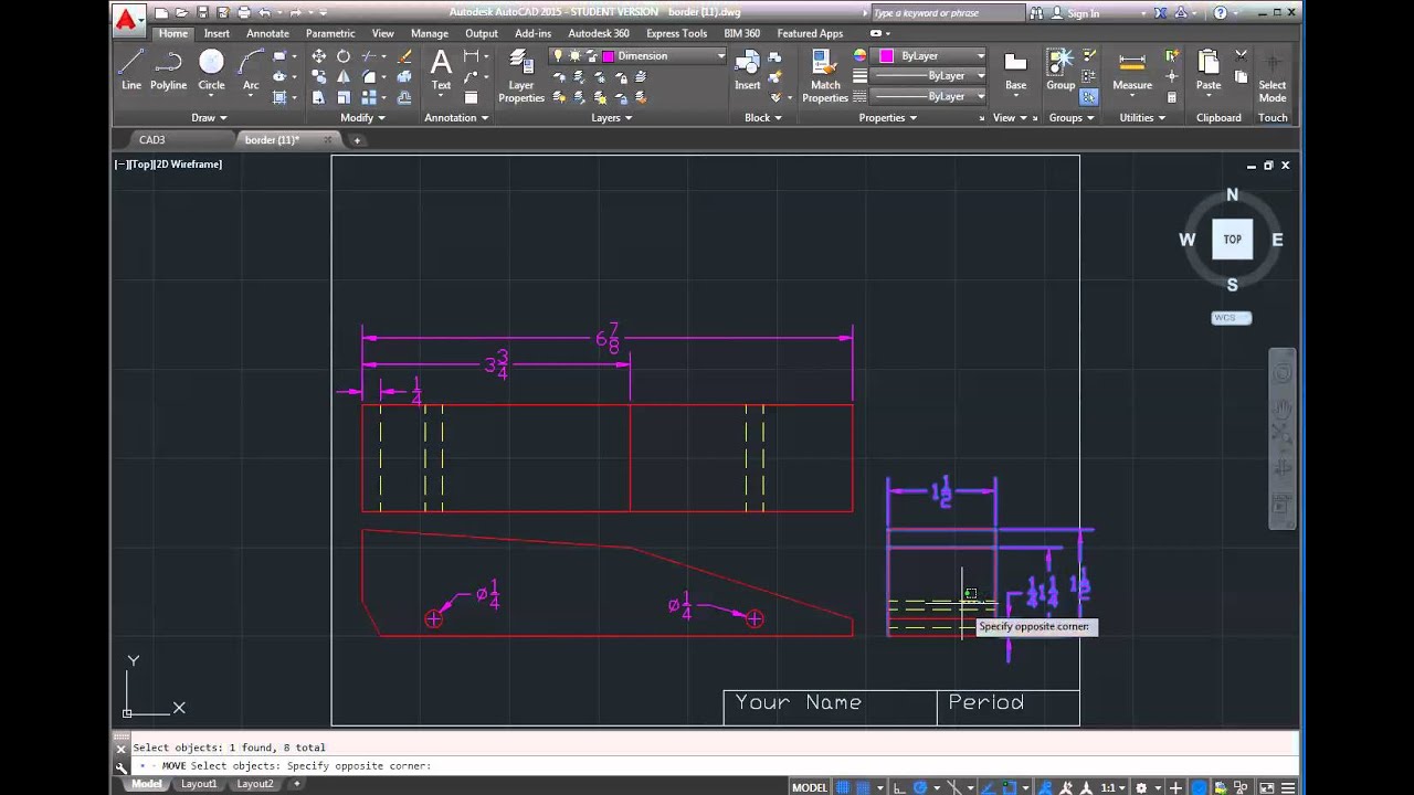 Mount Logan - CAD 3 dimensioning - YouTube