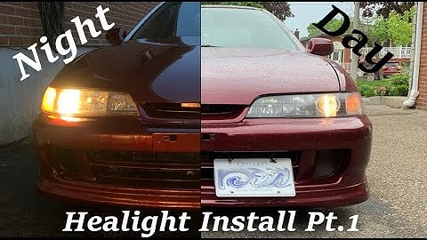 Wiring The JDM Integra Headlights Pt 1