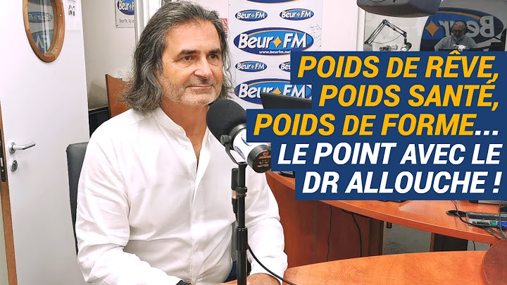 [AVS] Poids de rêve, poids santé, poids de forme… le point avec le Dr Réginald Allouche !