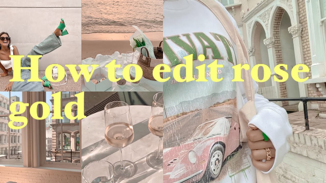 Пресет «Розовое золото» | Редактировать фото в Lightroom