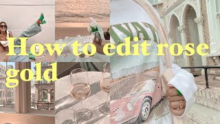 Preset Emas Mawar | Edit Foto Lightroom screenshot 1