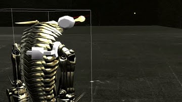 BGE Robot (WIP) Test Video 3 - Blender Game Engine