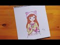 رسم هناء من انمي كوتوتاما