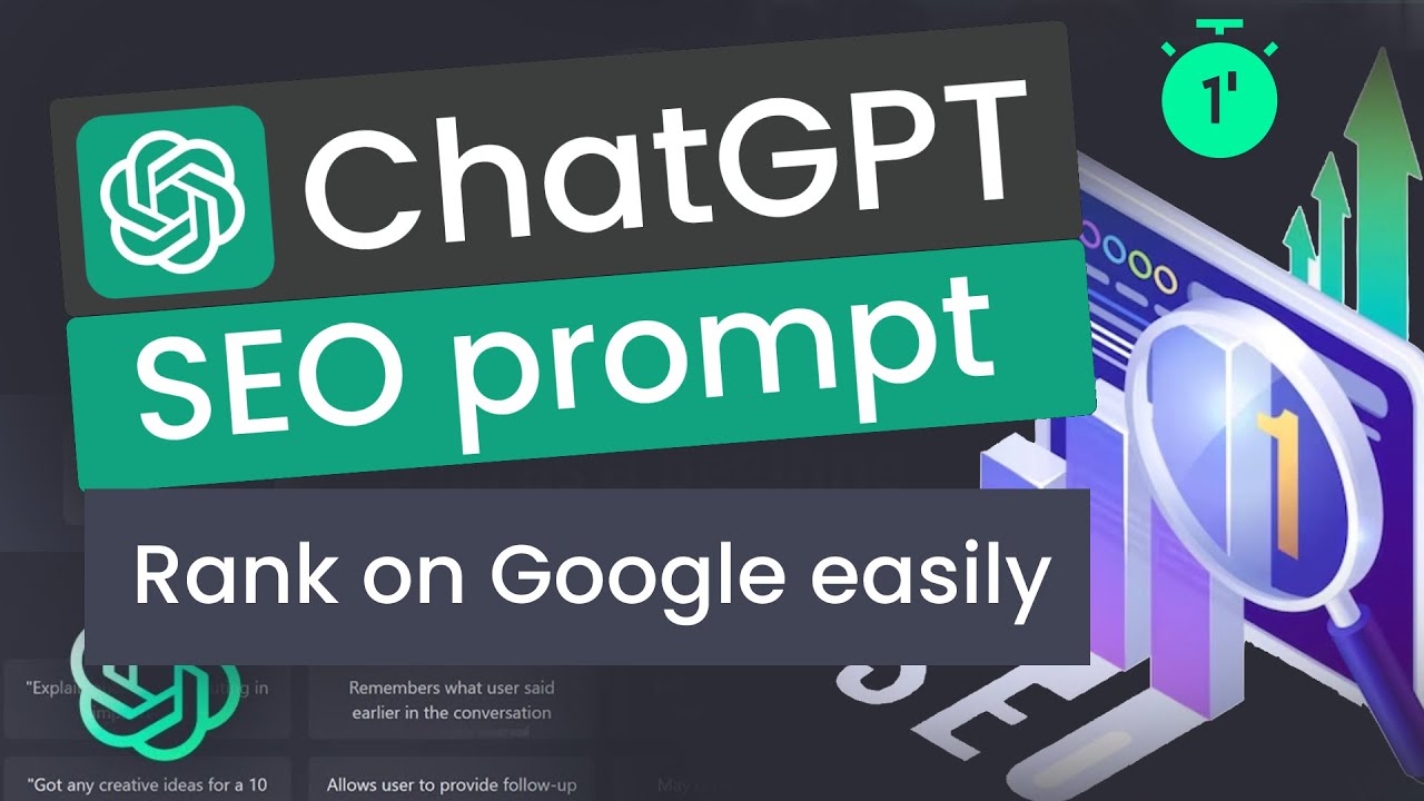 How to Rank Google first page easily with ChatGPT SEO Extension (Prompt ...