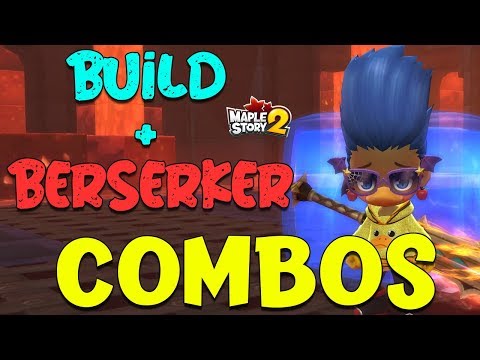 Berserker PvE AP/Skill Build + Combos (Crit Rate BIG DMG) - MapleStory 2