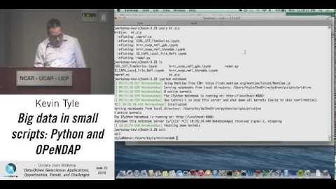 2015 Unidata Users Workshop:  Big Data in small scripts: Python and OPeNDAP