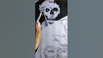 Ghost (Simon Riley) "Negative sir, out here". #ghost#simonriley#drawing#short#mw2022