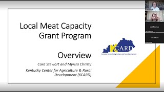 USDA Local Meat Capacity Grant Webinar