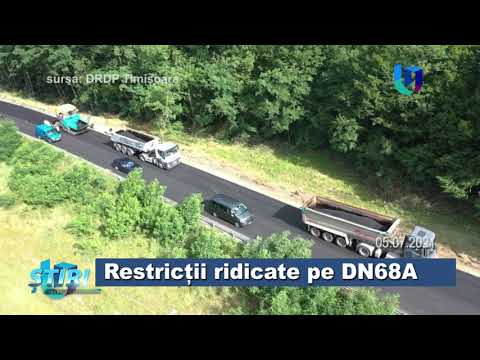 TeleU: Restricții ridicate pe pe DN68A