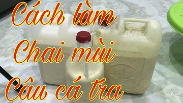Hướng dẩn cách làm chai mùi câu cá tra chuẩn