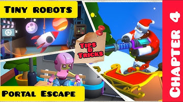 Tiny Robots: Portal Escape | Chapter 4 - Dark Dimensions -All levels | Walkthrough