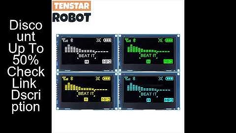 OLED 2.4" 2.42 Inch 128x64 LCD Display SSD1309 12864 4 Pin IIC I2C SPI Serial Interface