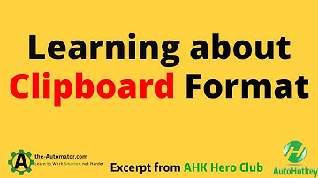 Learning about the windows clipboard format