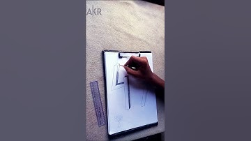 3D Number sketch 47 ll day 48 challenge of 365 days #sketch