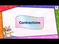 How To Use Contractions in English? | English Grammar For Kids | Periwinkle