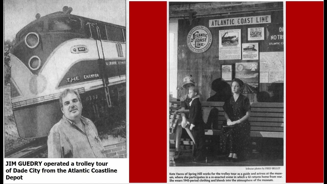 Dade City Historical Walking Tour Stop 12 Atlantic Coast Line Depot Heritage Museum