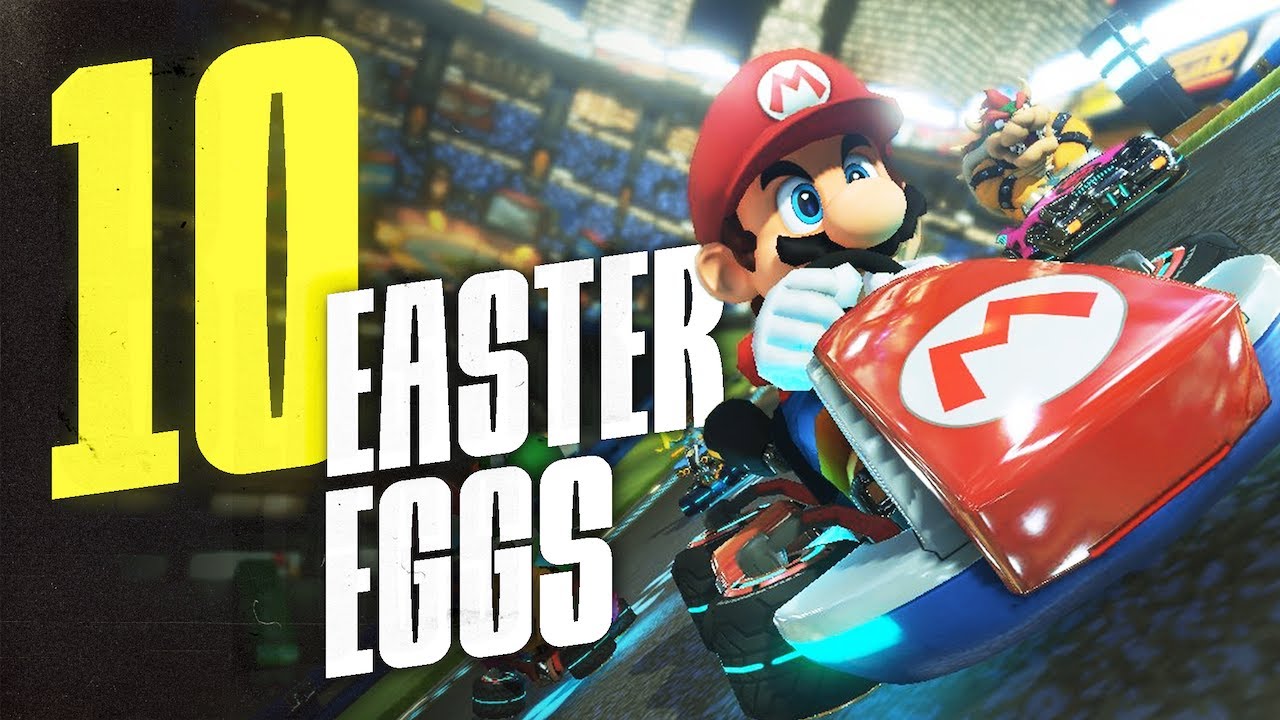10 EASTER EGGS dans MARIO KART 8 DELUXE YouTube