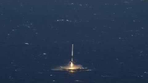 CRS-8 | First Stage Landing on Droneship