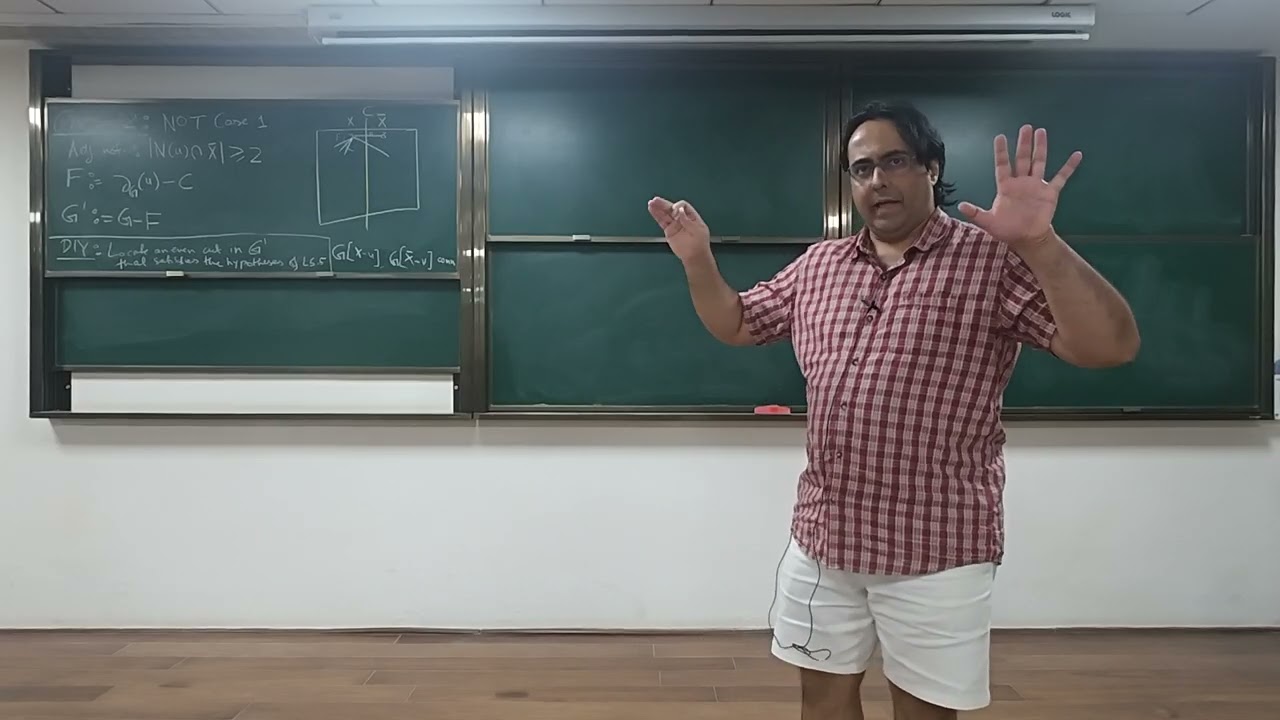 Matching Theory Lecture-12 Part-II: CLM's (Carvalho-Lucchesi-Murty) proof of ELP Theorem (continued)
