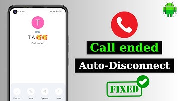 How To Fix Call Ended Problem on Android | Call Disconnecting Problem (Solved)