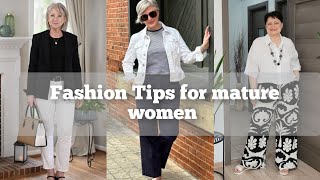 Fashion Tips and tricks for mature women ✨/ How to look Elegant in your 60s?/ best Tips