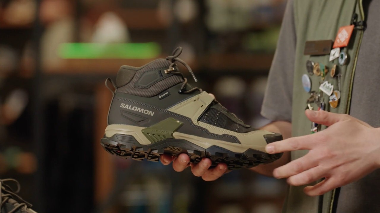 Preview of Salomon X Ultra 5 Mid GORE-TEX Hiking Boots - Men's Video