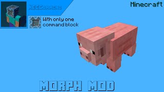 Minecraft - Morph Mod WITH ONLY 1 COMMAND BLOCK [★✩✩✩✩]
